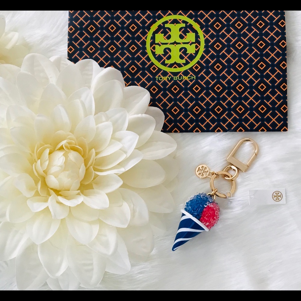 **⚠️SOLD**Tory Burch Snow Cone Keychain Charm